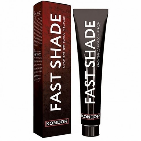 Краситель для волос и бороды черный №2 KONDOR FAST SHADE 60мл
